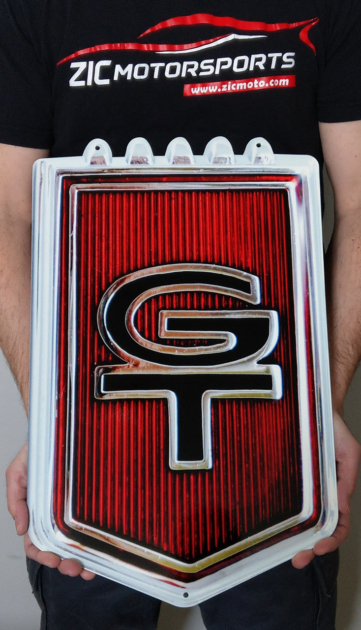 Ford Mustang GT Fender Badge Steel Sign