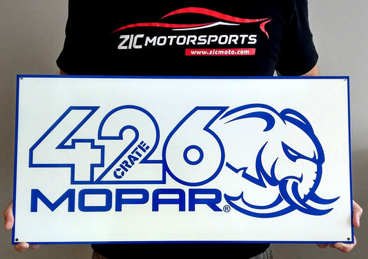 MOPAR Hellephant Crate 426 Motor Steel Sign