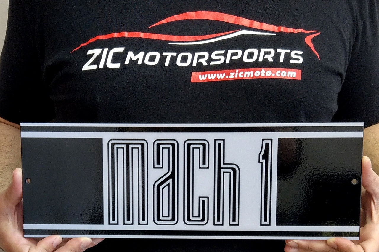 2021 Mustang Mach 1 Logo Steel Sign