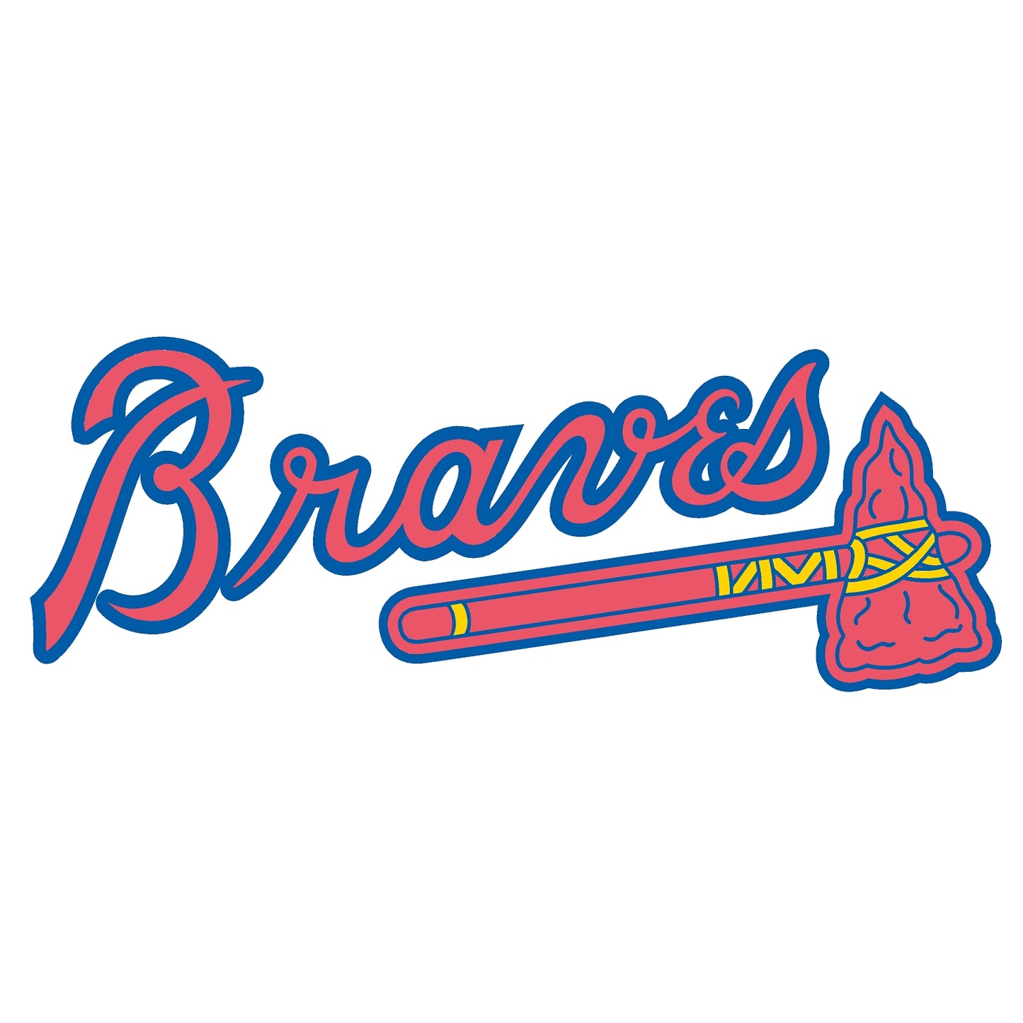 STEEL ATLANTA BRAVES LOGO