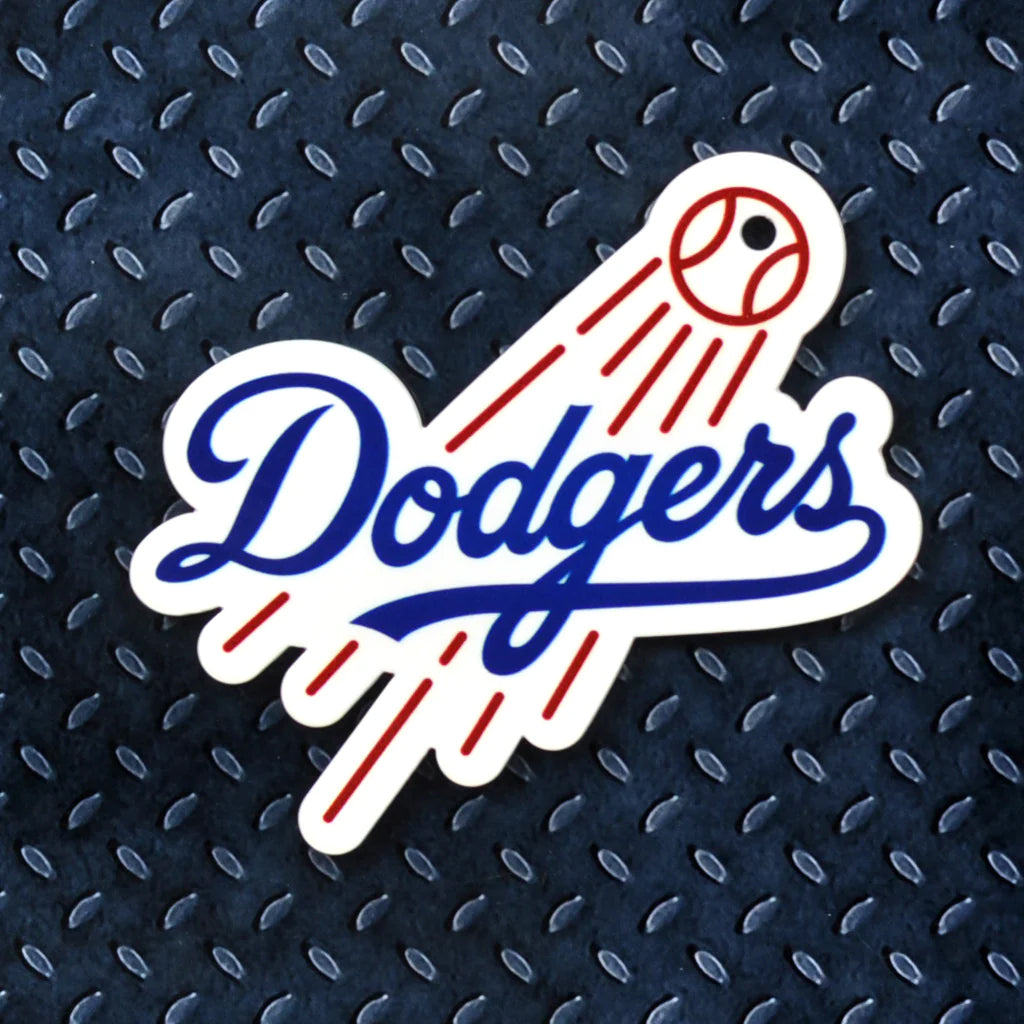 STEEL LOS ANGELES DODGERS BASEBALL THROUGH SCRIPT LOGO