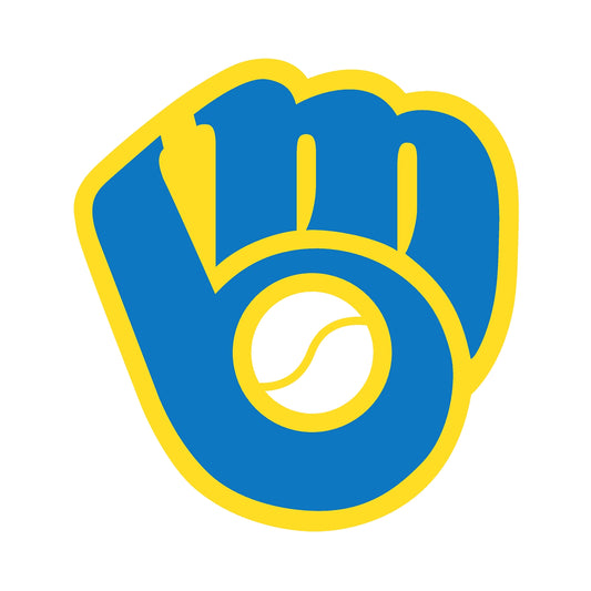 STEEL MILWAUKEE BREWERS LOGO