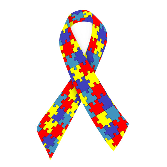 STEEL AUTISM RIBBON