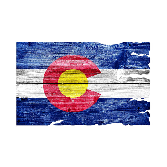 STEEL COLORADO FLAG