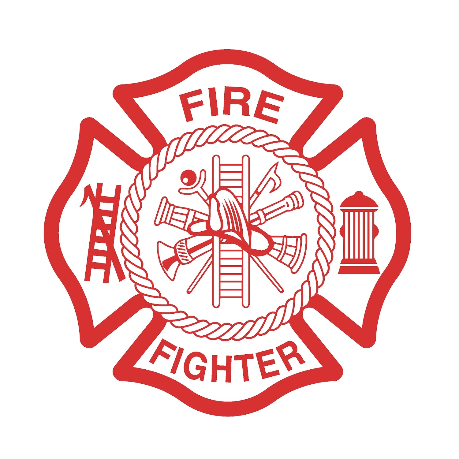 STEEL FIRE FIGHTER BADGE MAGNET – LASER STEEL MAGNETS