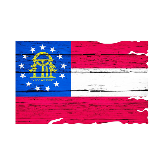 STEEL GEORGIA FLAG