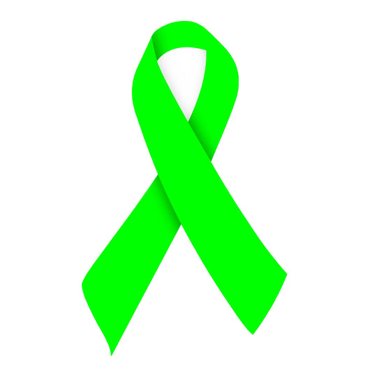 STEEL LYMPHOMA CANCER RIBBON