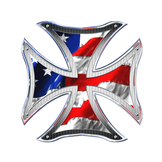 STEEL IRON CROSS MAGNET