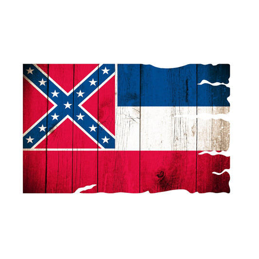 STEEL MISSISSIPPI FLAG