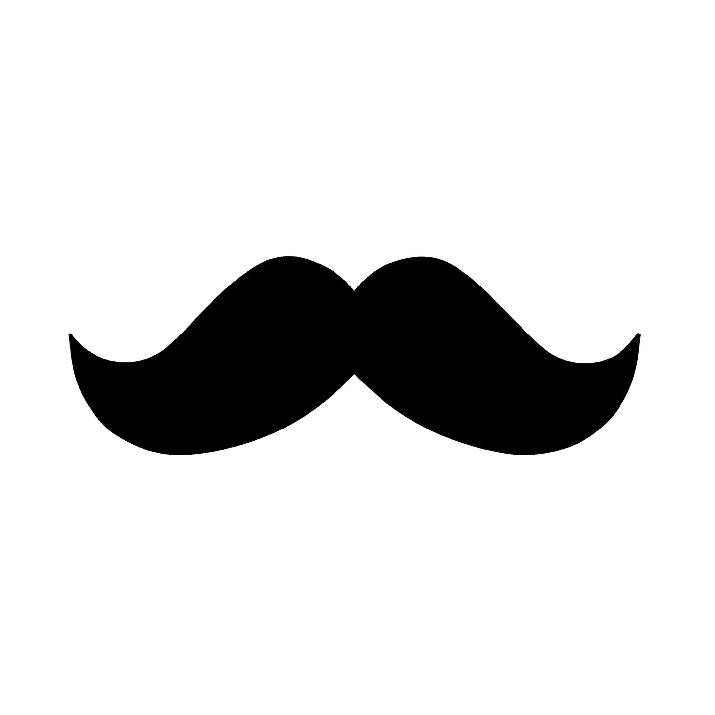 STEEL MUSTACHE MAGNET