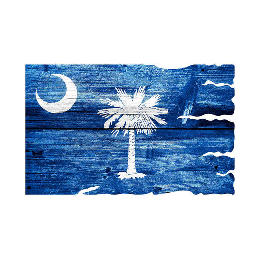 STEEL SOUTH CAROLINA FLAG