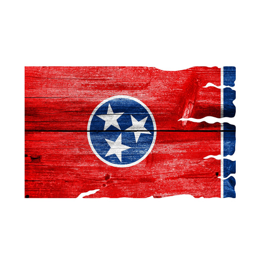 STEEL TENNESSEE FLAG