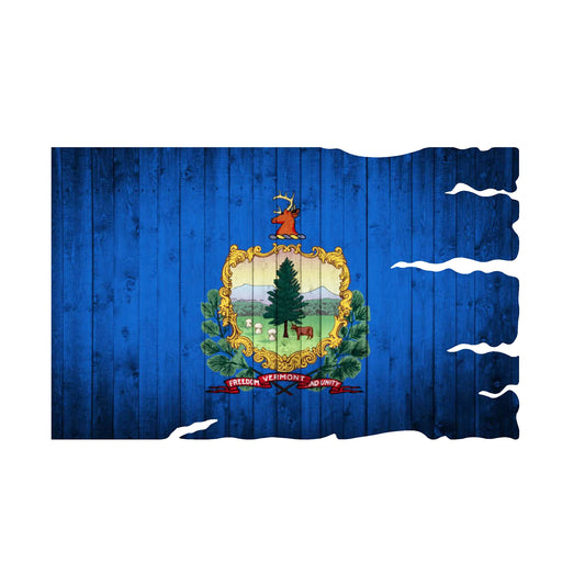 STEEL VERMONT FLAG