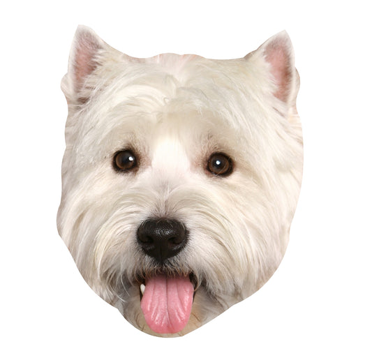 STEEL WHITE TERRIER MAGNET