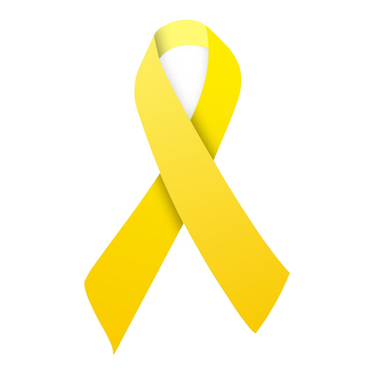 STEEL BONE CANCER RIBBON